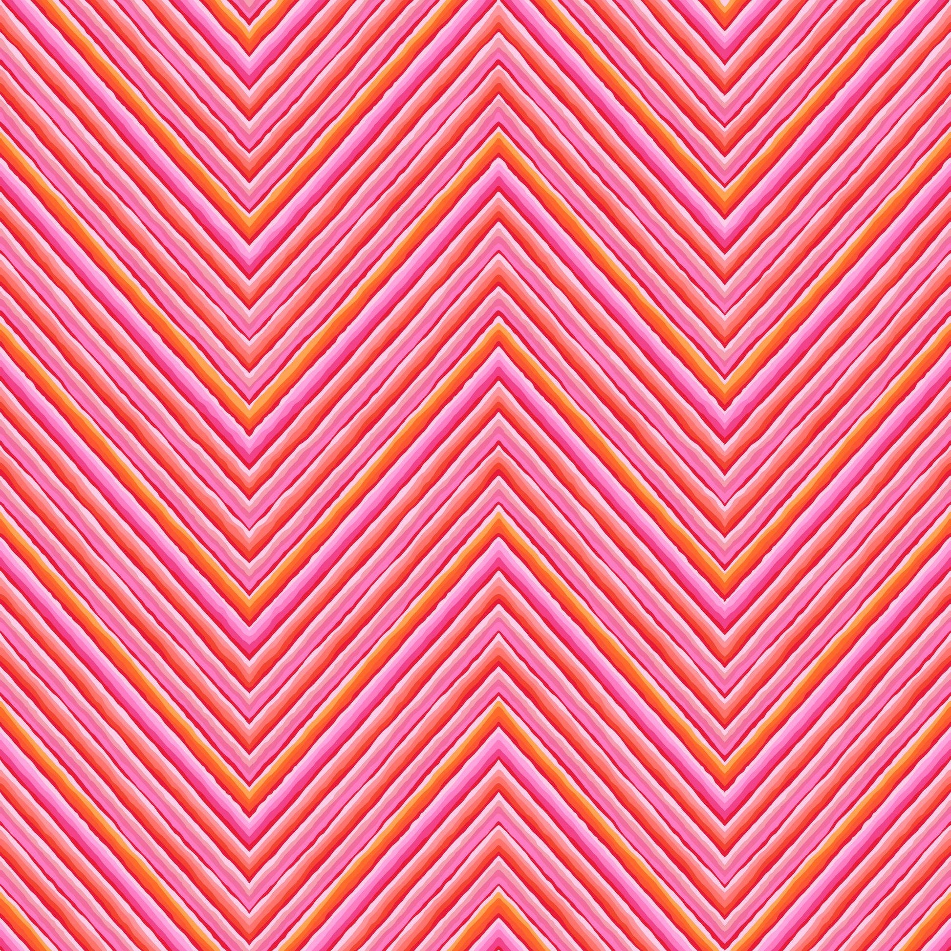 Chevron Stripe Pink 85 and Fabulous Kaffe Fassett Freespirit Fabrics 100% Quilters Cotton Fabric Fetish