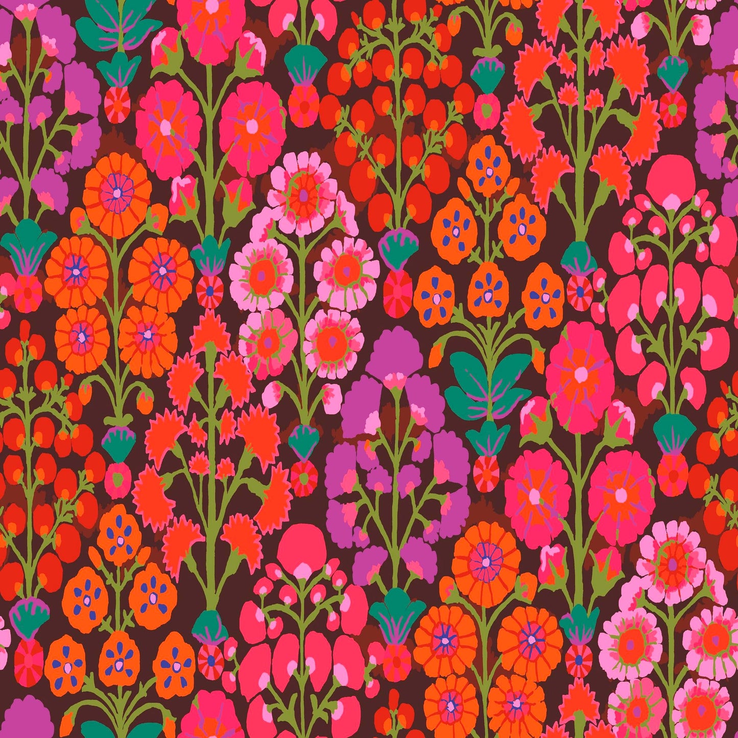 Sprays Red 85 and Fabulous Kaffe Fassett Freespirit Fabrics 100% Quilters Cotton Fabric Fetish
