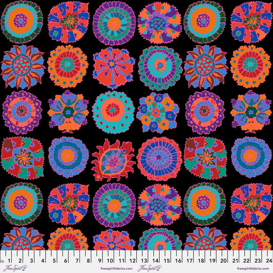 Carpet Cookie Black Kaffe Fassett Collective February 2023 100% Quilters Cotton Fabric Fetish