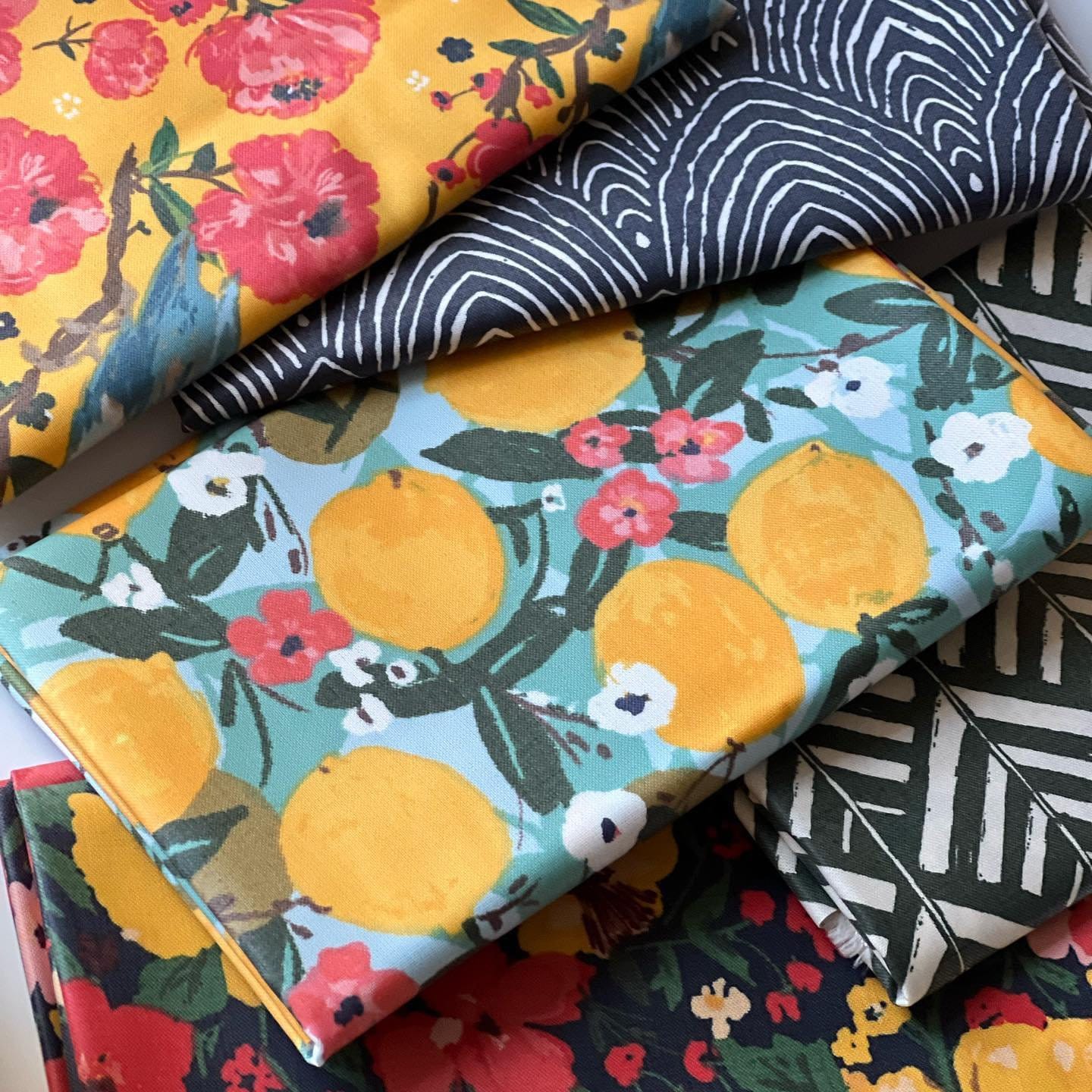 Wild Fields Sweet Beauties Alison Janssen Matte finish Extra Wide GOT Organic & BPA free LAMINATED fabric Fabric Fetish