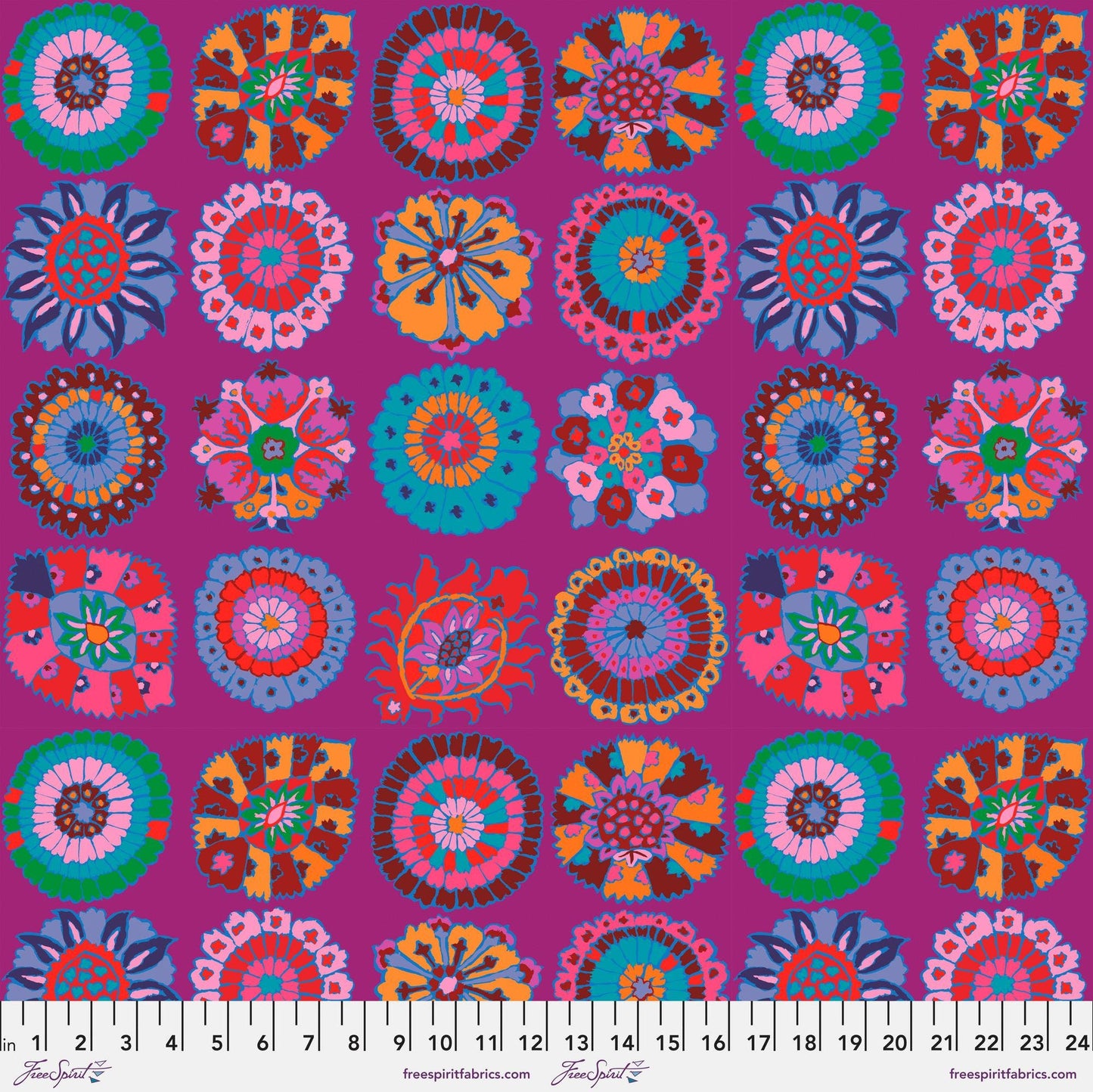 Carpet Cookie Magenta Kaffe Fassett Collective February 2023 100% Quilters Cotton Fabric Fetish