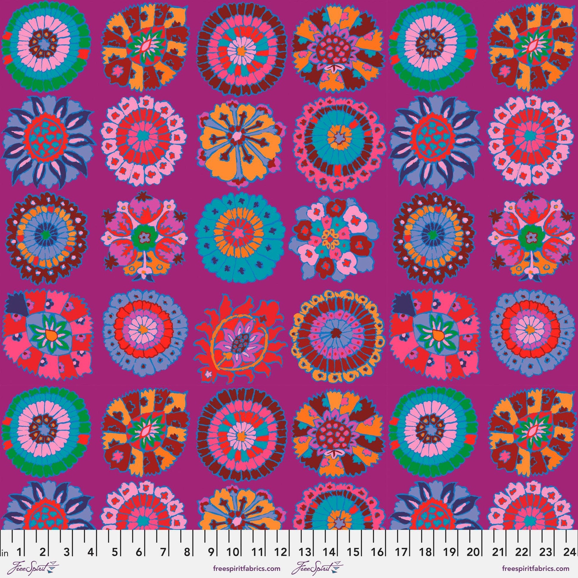 Carpet Cookie Magenta Kaffe Fassett Collective February 2023 100% Quilters Cotton Fabric Fetish