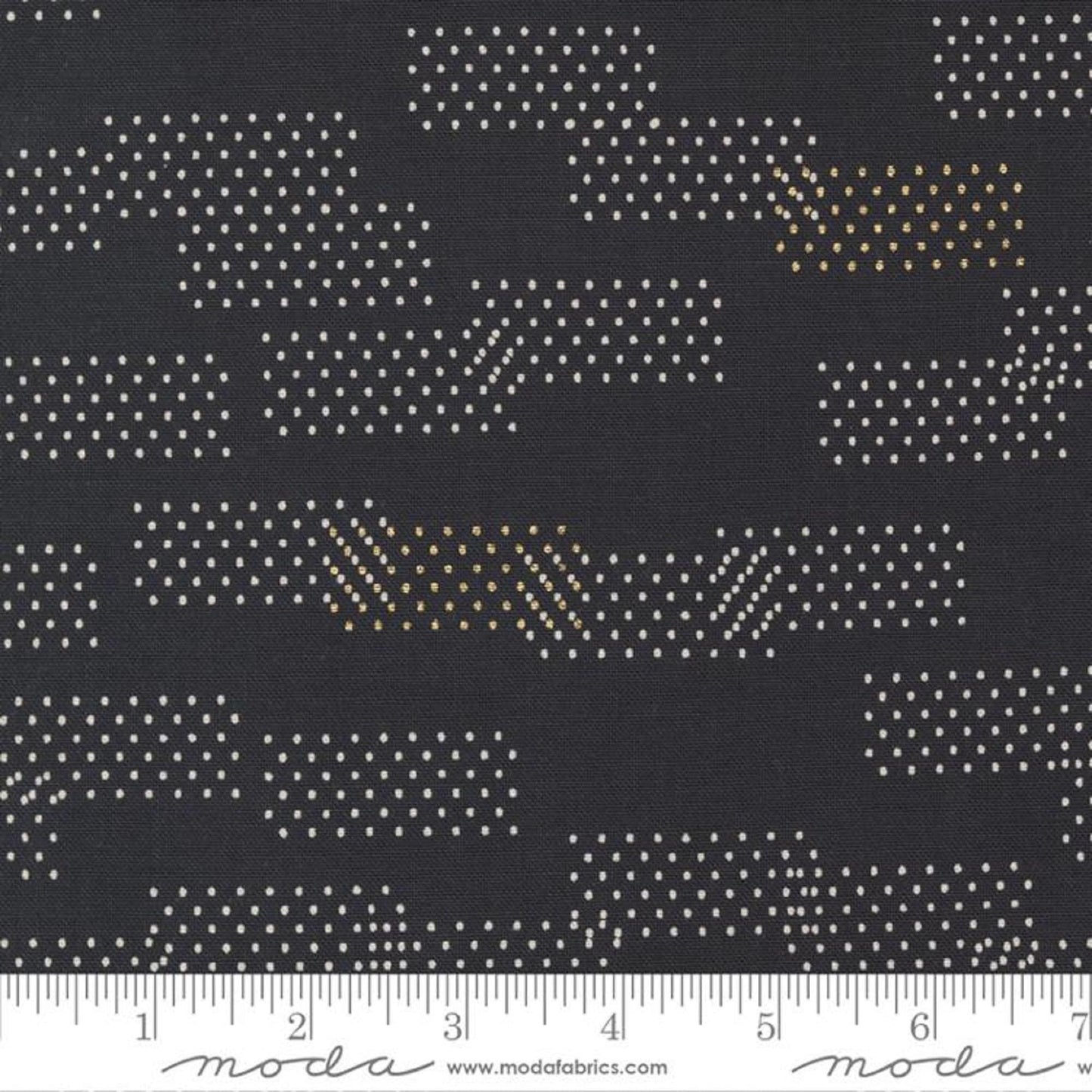 Washi Black METALLIC GOLD Think Ink CANVAS Zen Chic Moda Fabric 100% Cotton Fabric Fetish