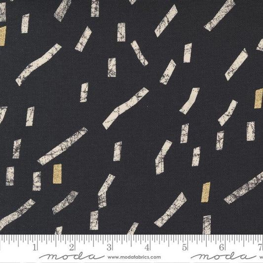 Snippets Black METALLIC GOLD Think Ink CANVAS Zen Chic Moda Fabric 100% Cotton Fabric Fetish