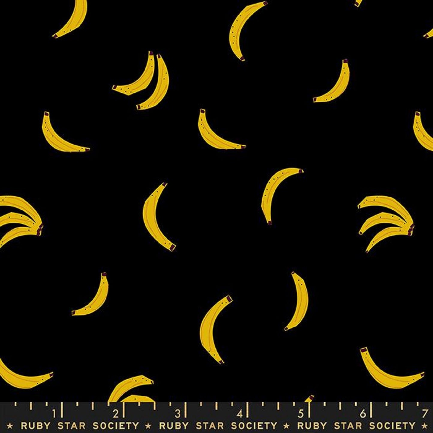 Bananas Black Darlings 2 Ruby Star Society Moda 100% Cotton Quilting Fabric Yardage RS5060 15 Fabric Fetish