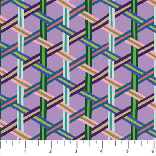 Wicker Weave Lilac Swatch Book Kathy Doughty Figo Fabrics 100% Quilters Cotton 90720 80 Fabric Fetish