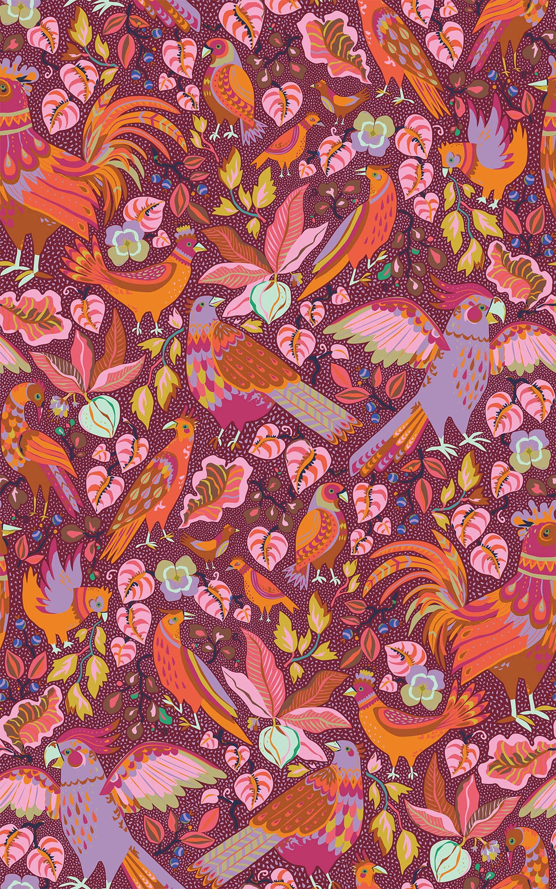 Feathered Friends Chorus Swatch Book Kathy Doughty Figo Fabrics 100% Quilters Cotton 90722 56 Fabric Fetish