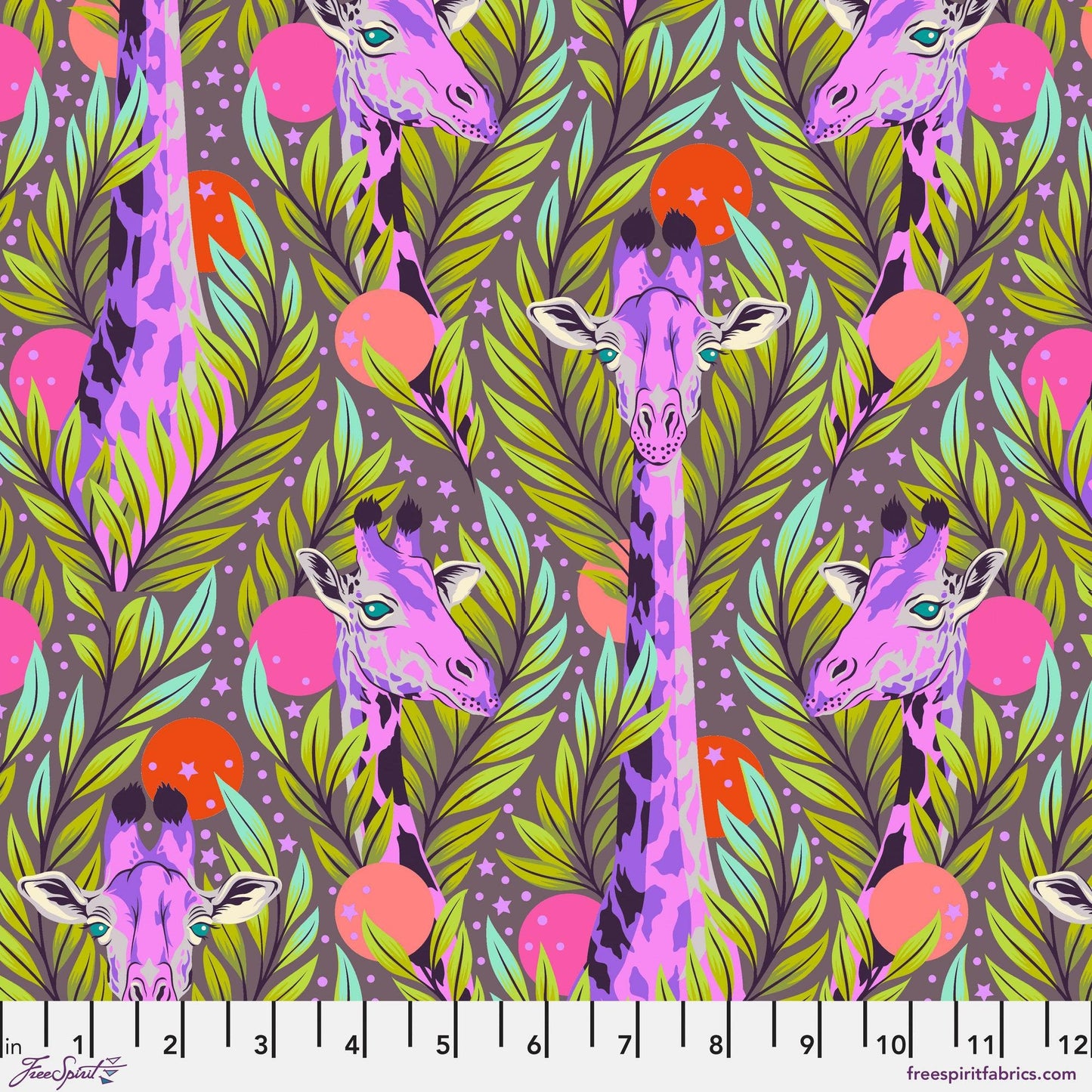 Neck for Days Mystic Everglow Tula Pink Freespirit Fabrics 100% Quilters Cotton SHIPPING NOW Fabric Fetish