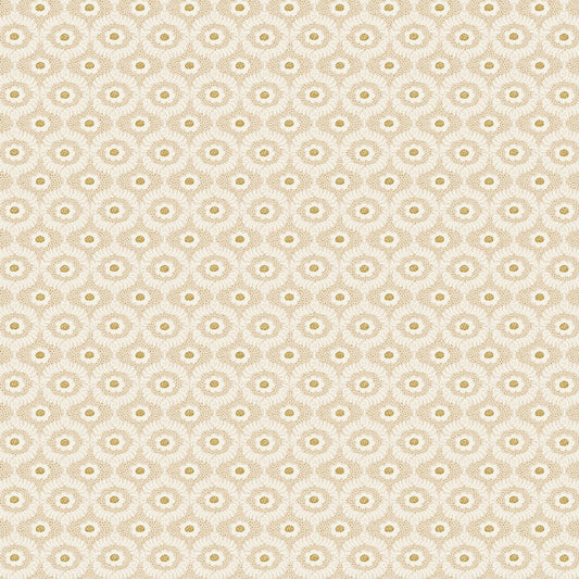 Emma Gold METALLIC Vintage Garden Anna Bond Rifle Paper Co Cotton + Steel 100% Quilters Cotton Fabric Fetish