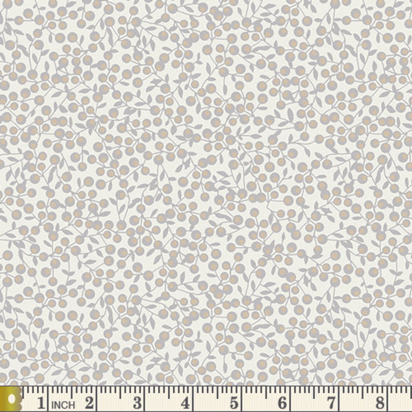 Winterberries Snow METALLIC Copper Blithe Katarina Roccella AGF Art Gallery Fabric 100% Quilters Cotton Fabric Fetish