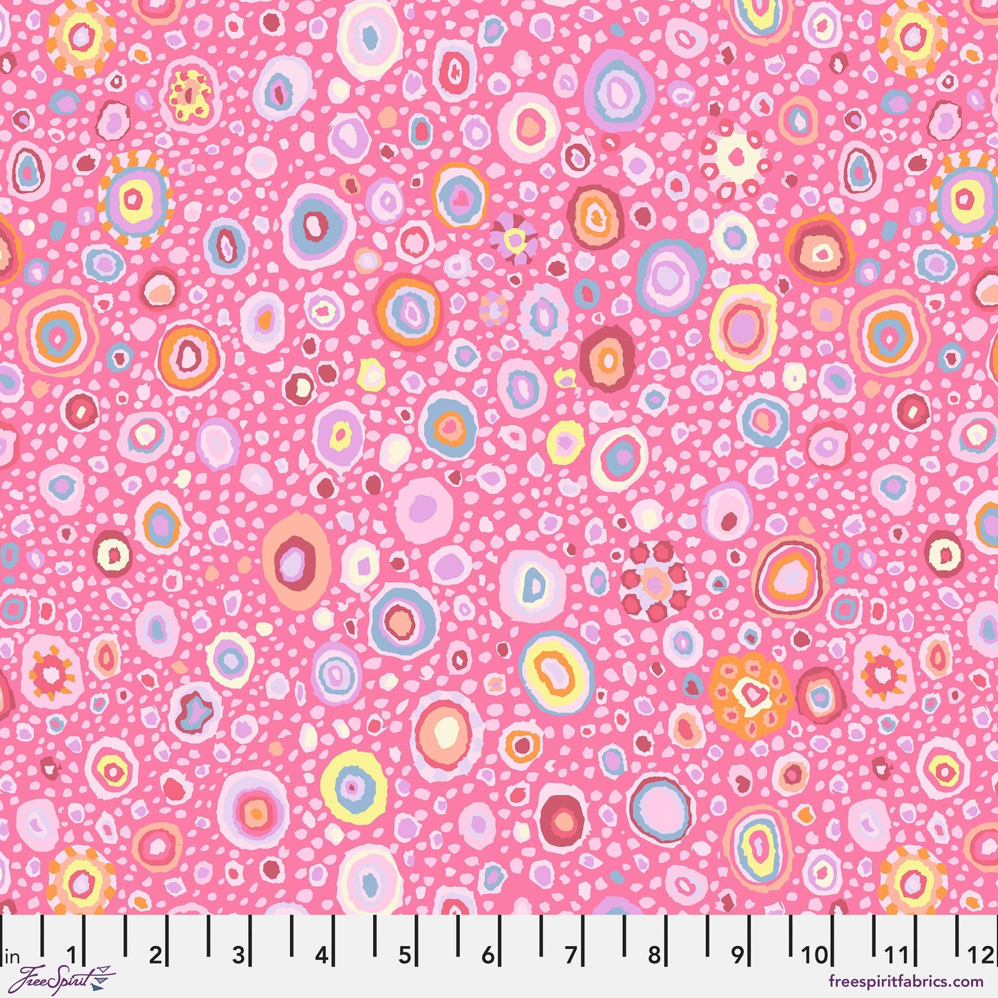 Roman Glass Pink Kaffe Fassett Collective Classics Collection FreeSpirit Fabric 100% Quilters Cotton Fabric Fetish
