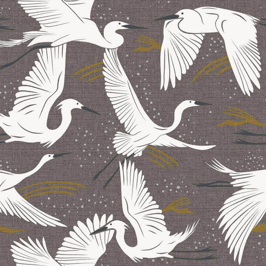 Flight Charcoal Eastlyn Souk Heather Dutton RB Studio 100% Quilters Cotton Fabric Fetish