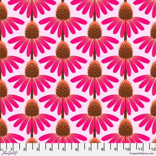 Echinacea Love Always, AM 2023 Anna Maria Horner 100% Quilters Cotton Fabric Fetish