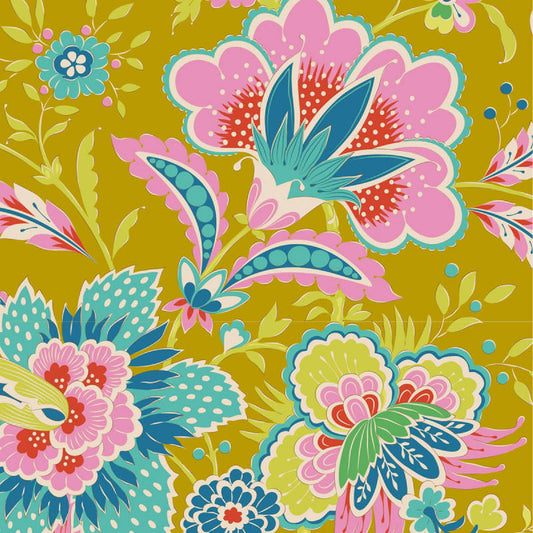 Late Bloomer Corn Bloomsville Tilda Fabric Tone Finnanger 100% Quilters Cotton Fabric Fetish