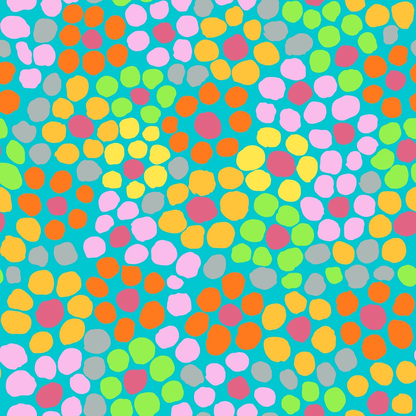 Flower Dot Aqua Parakeet Brandon Mably for Kaffe Fassett Fabric Fetish
