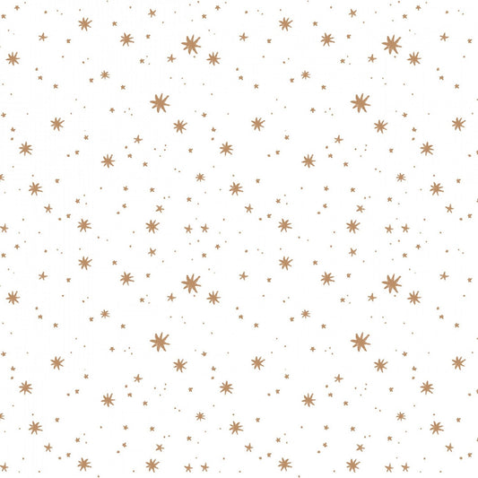 Stars White La Luna Rae Ritchie Dear Stella Fabric Quilters Cotton Fabric Fetish