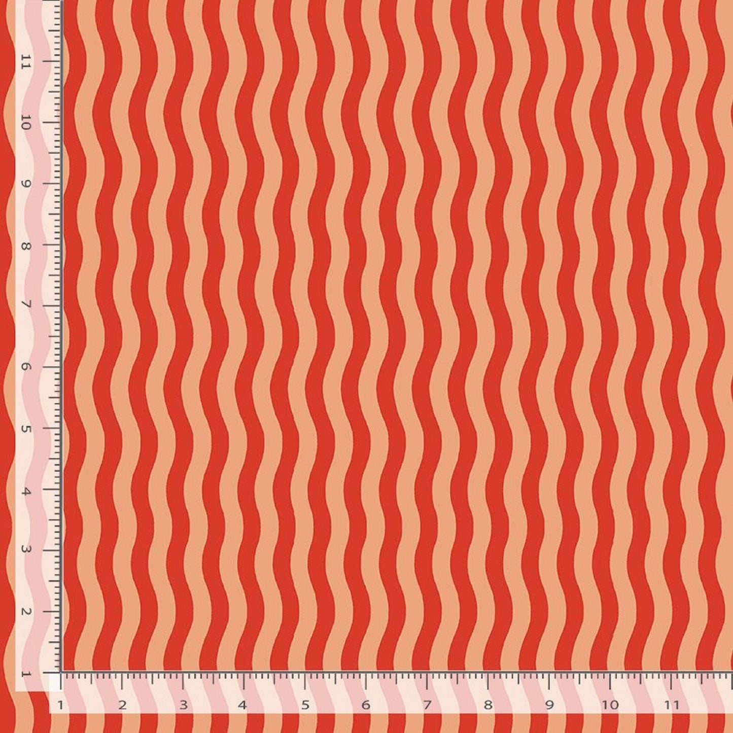 Wavy Stripe Grenadine Viva La Vida Faye Guanipa Dear Stella Fabric Quilters Cotton Fabric Fetish