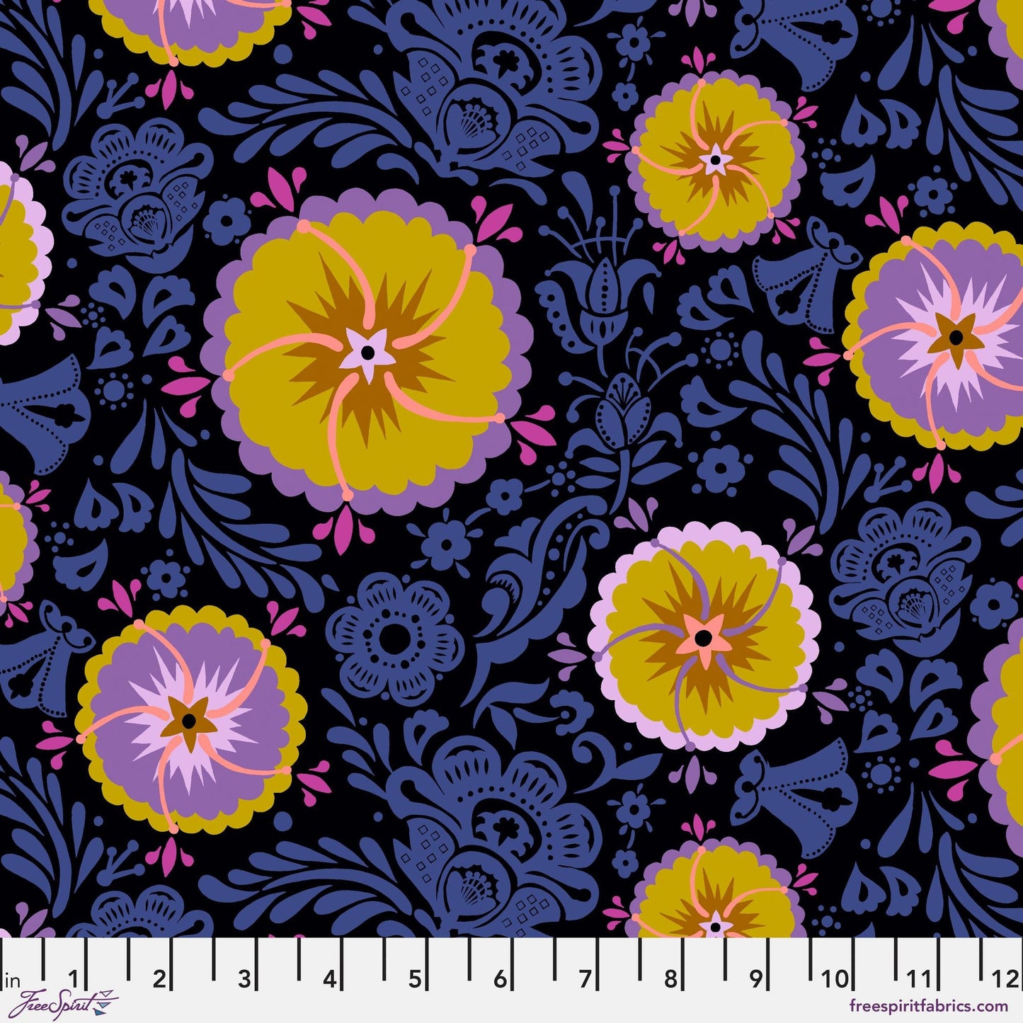 Fortune Moonlight Love Always, AM Anna Maria Horner PWAH087 MOONLIGHT Fabric Fetish