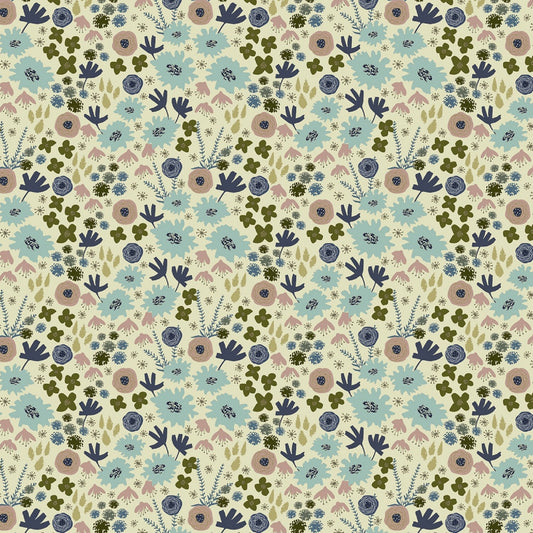 Field of Flowers Eden Kelly Kratzing Dandelion Fabric & Co 100% Quilters Cotton Fabric Fetish