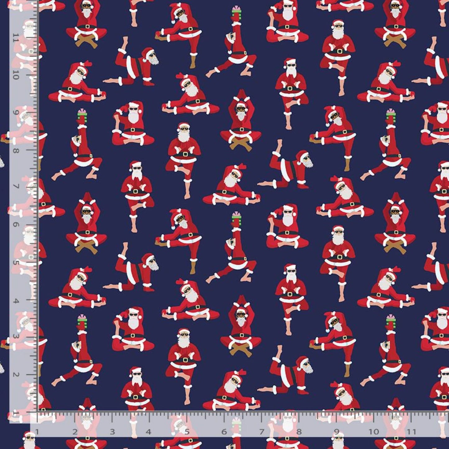 Om Om Om Navy Dear Stella Fabric Quilters Cotton Fabric Fetish