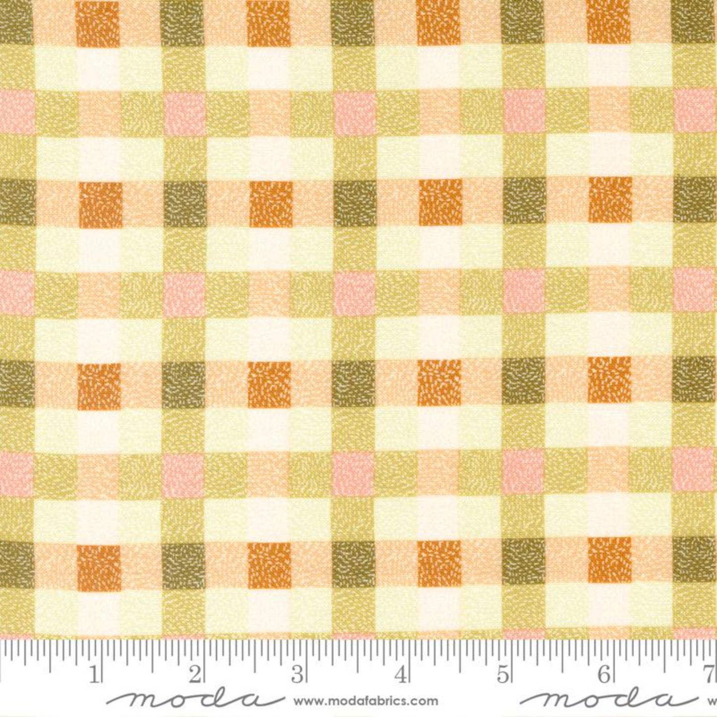 Twisted Checks Rose Quaint Cottage Gingiber Moda Fabric Fetish