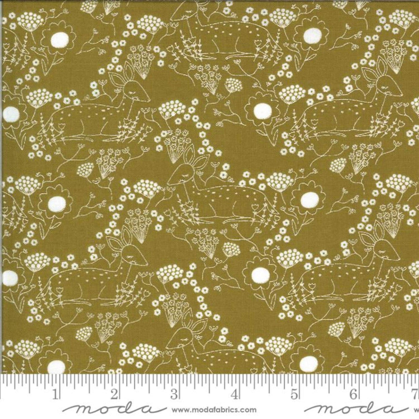 Dear Meadow Umber Dwell in Possibilitiy Gingiber Moda 100% Quilters Cotton Fabric 48313 18 Fabric Fetish