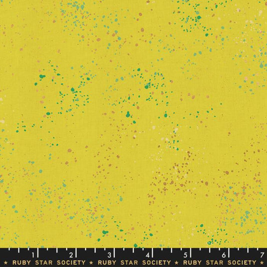 Speckled Citron Gold METALLIC Rashida Coleman Hale Ruby Star Society Fabric Moda 100% Quilters Cotton RS5027 65M Fabric Fetish