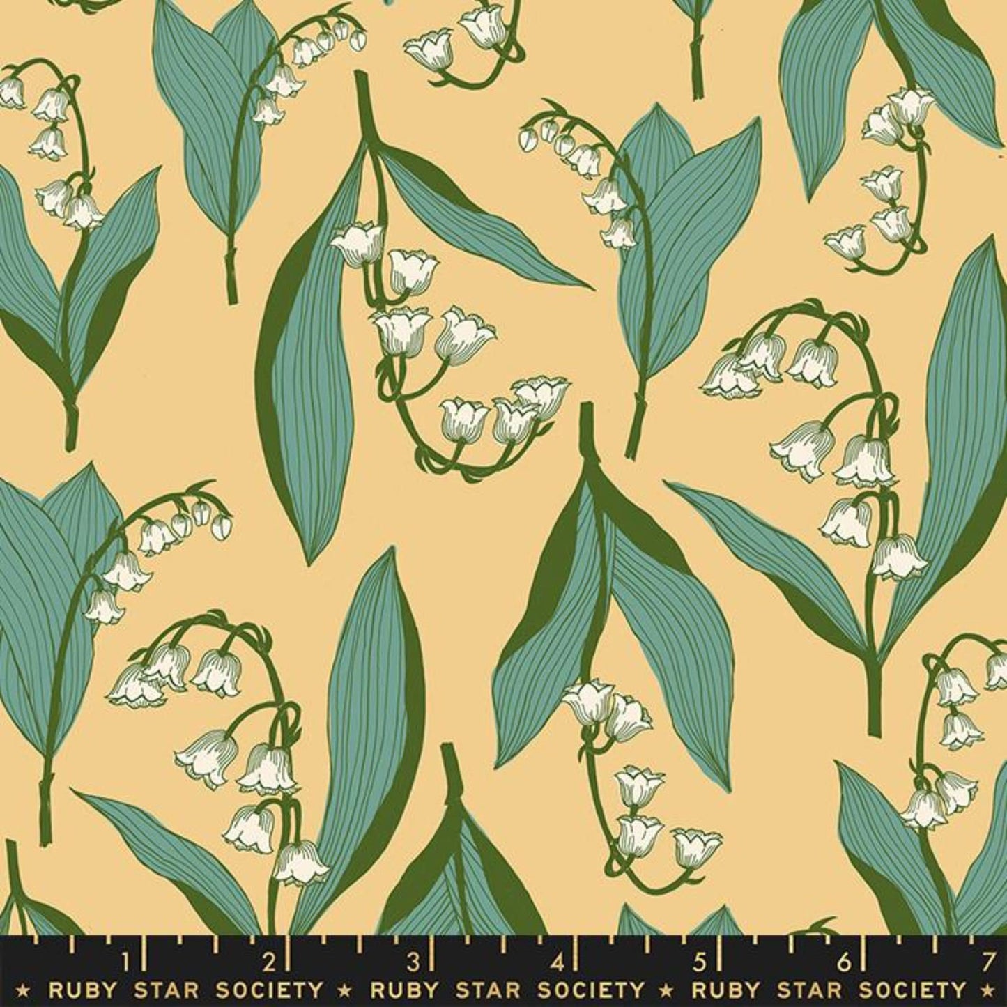 Lily Valley Butternut Verbena Jen Hewett Ruby Star Society Fabric Moda 100% Quilters Cotton RS6032 12 Fabric Fetish