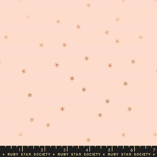 Spark Copper METALLIC Peach Cream Melody Miller Ruby Star Society Moda 100% Cotton Quilting Fabric Yardage RS0005 61M Fabric Fetish