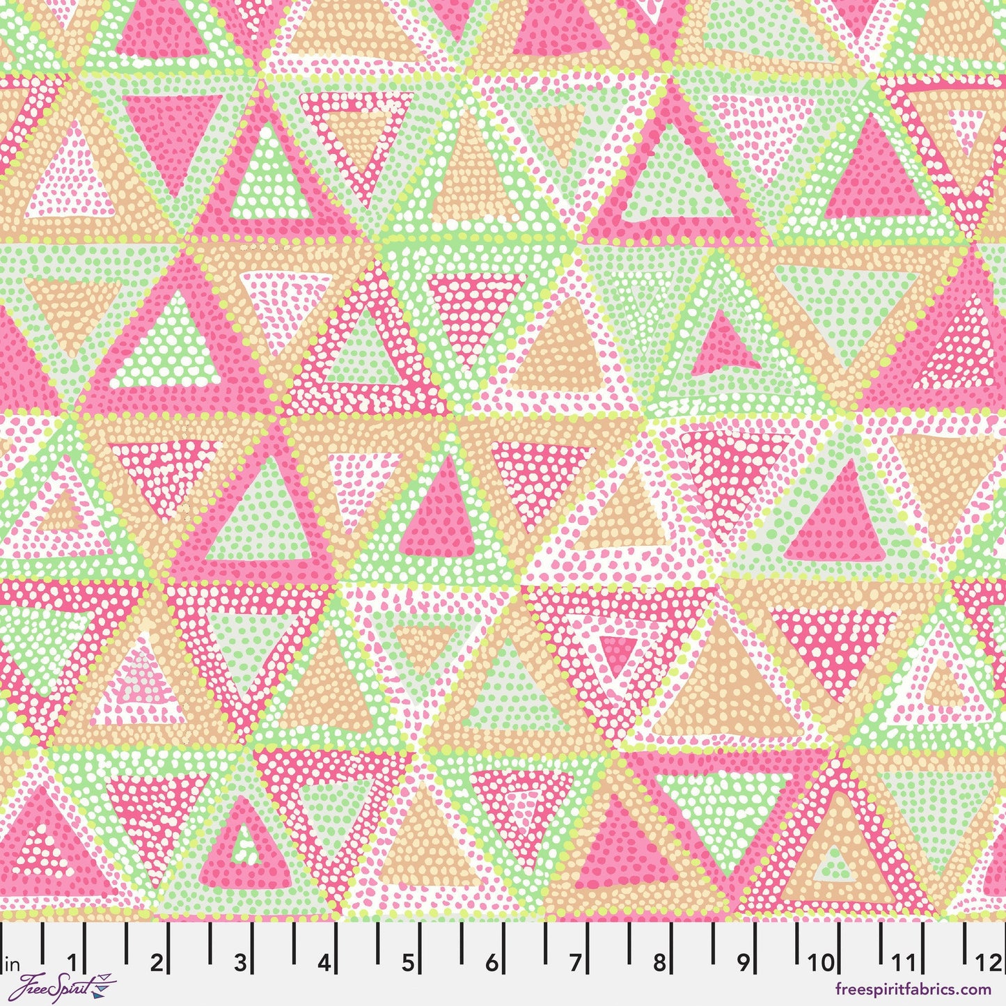 Beaded Tents Spring Vintage Brandon Mably Kaffe Fassett Collective FreeSpirit Fabric PWBM020 SPRING Fabric Fetish