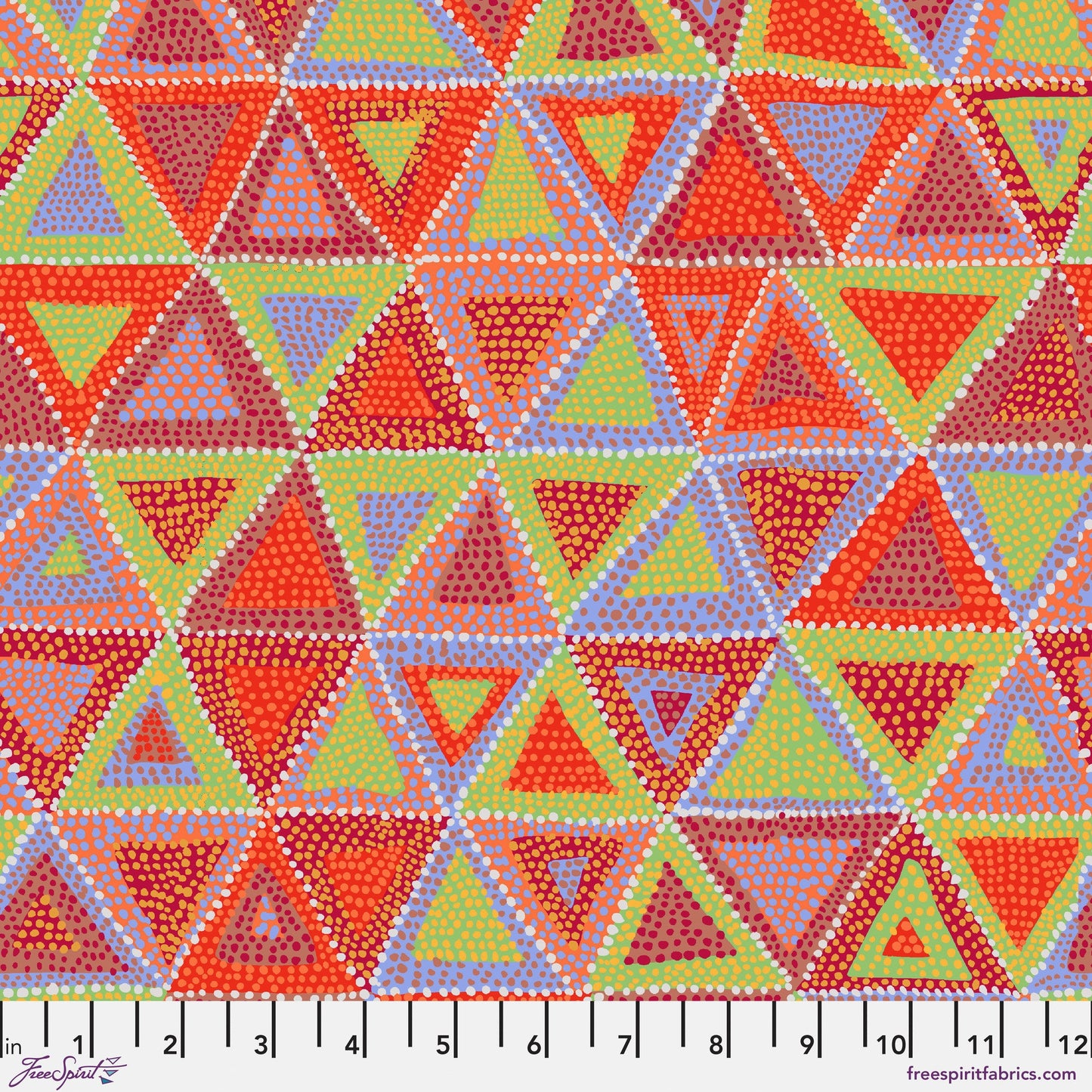 Beaded Tents Autumn Vintage Brandon Mably Kaffe Fassett Collective FreeSpirit Fabric PWBM020 AUTUMN Fabric Fetish