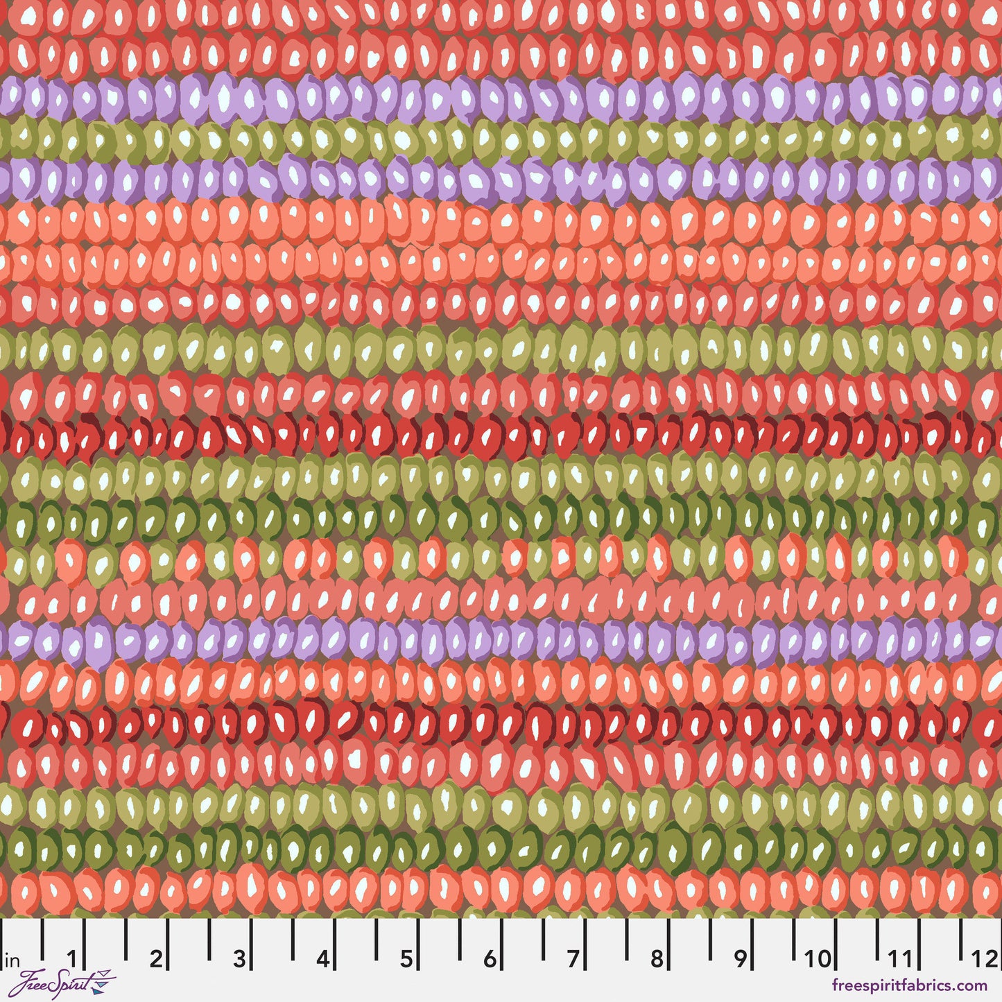 Bead Stripe Jungle Vintage Kaffe Fassett Collective Classics FreeSpirit Fabric PWGP050 JUNGLE Fabric Fetish