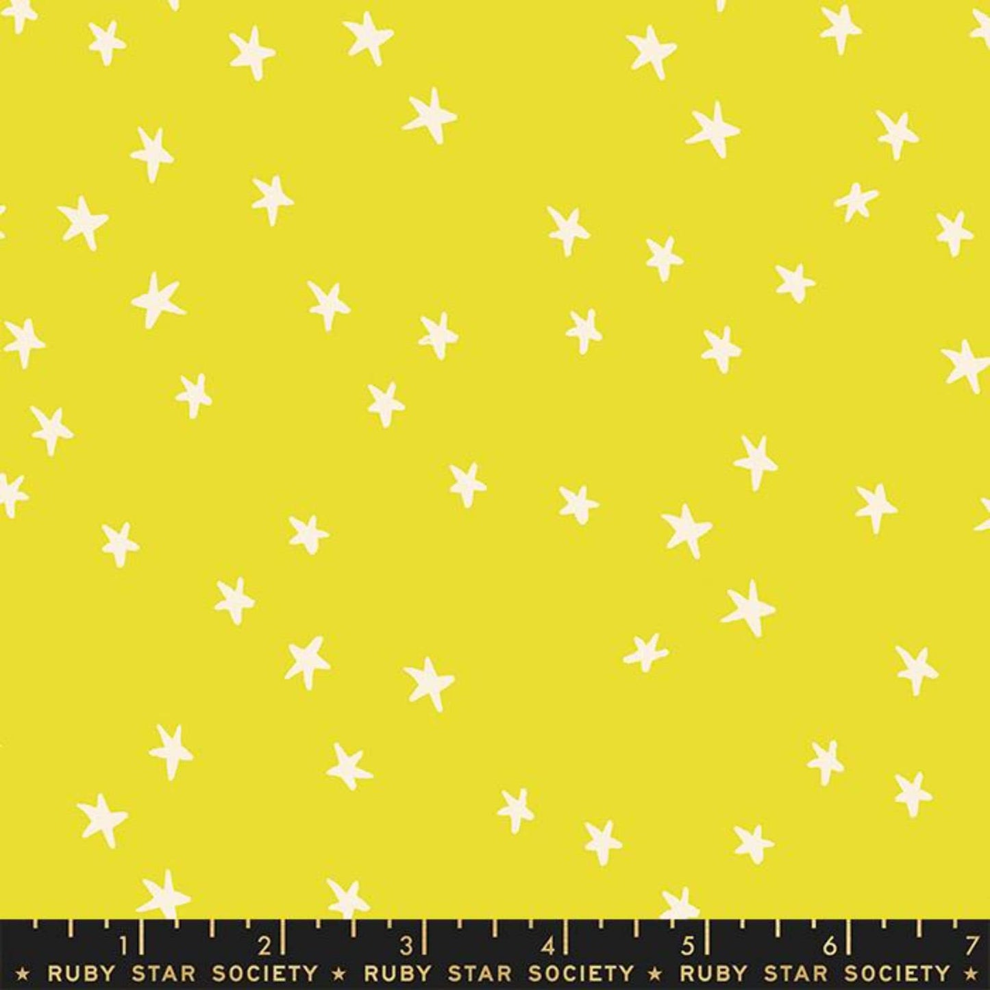 Starry Citron Starry Alexia Abegg Ruby Star Society Fabric Moda 100% Quilters Cotton RS4109 47 Fabric Fetish