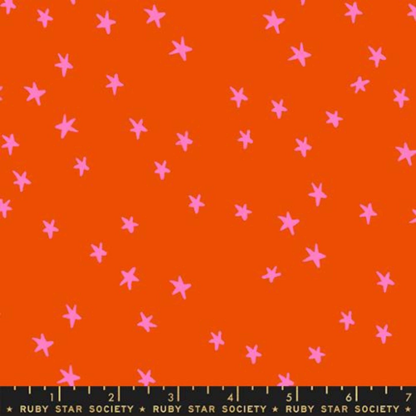 Starry Warm Red Starry Alexia Abegg Ruby Star Society Fabric Moda 100% Quilters Cotton RS4109 53 Fabric Fetish