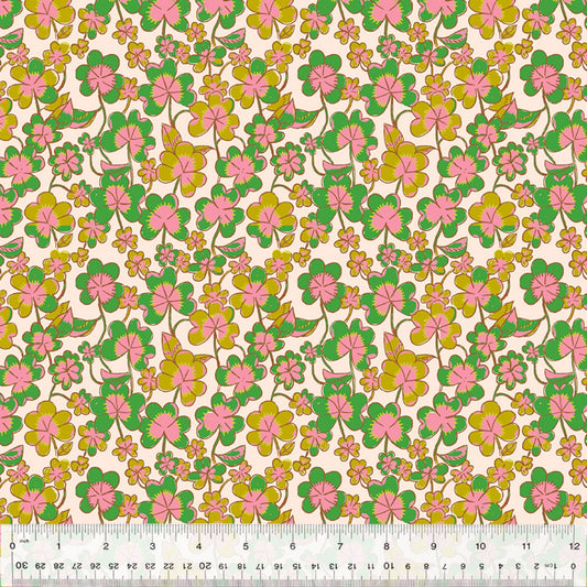 Clover Blush Forestburg Heather Ross Windham Fabrics Quilters Cotton 53847 1 Fabric Fetish