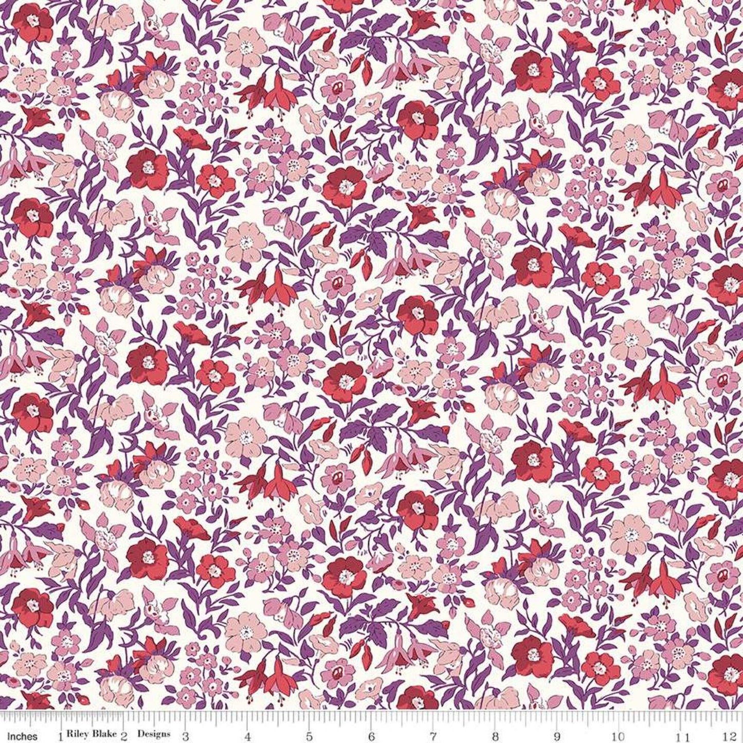 Botanical Jewel Mamie Flower A Flower Show Liberty Of London Riley Blake Fabrics Fabric Fetish