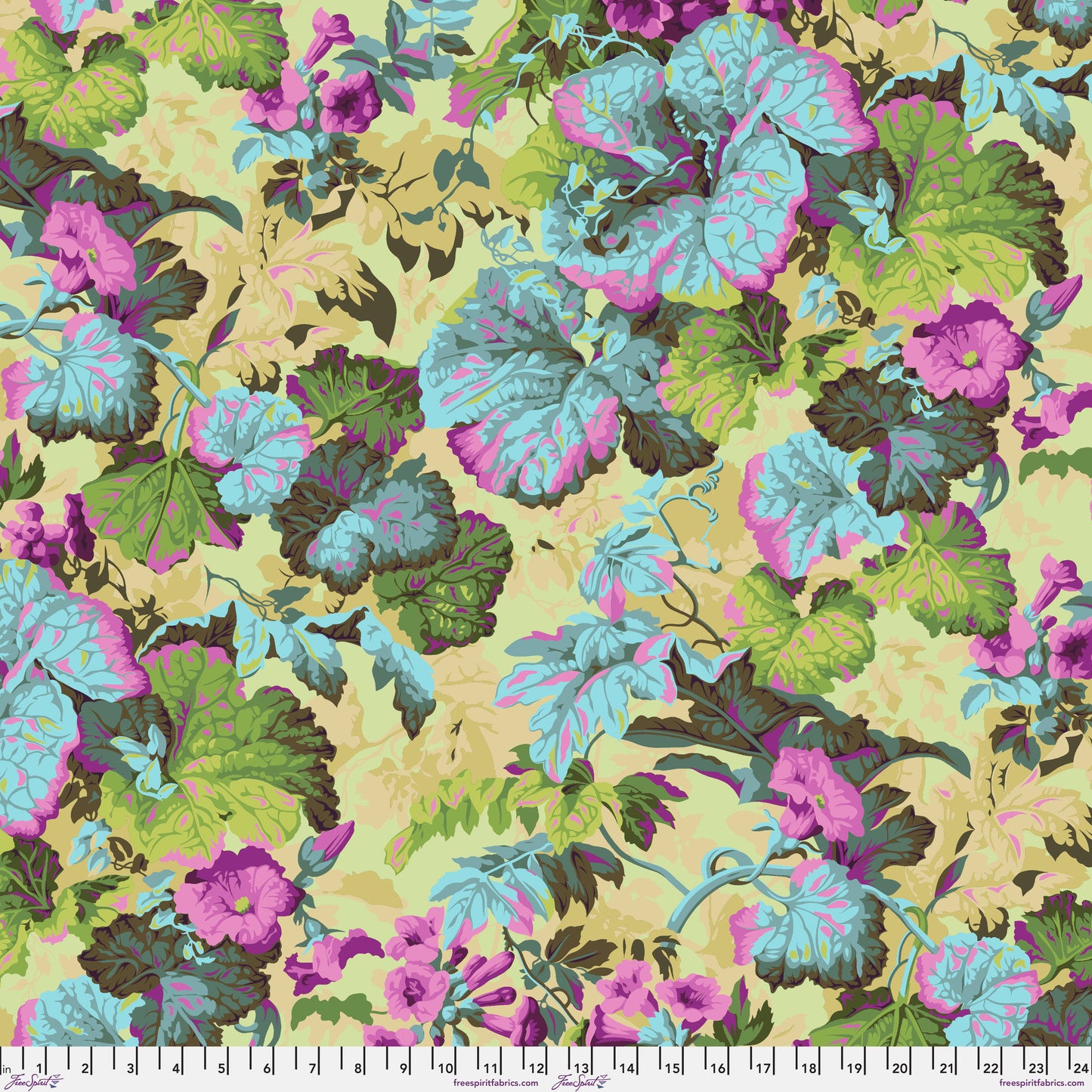 Grandiose Mist Vintage Kaffe Fassett Collective Classics Philip Jacobs FreeSpirit Fabric PWPJ013 MIST Fabric Fetish