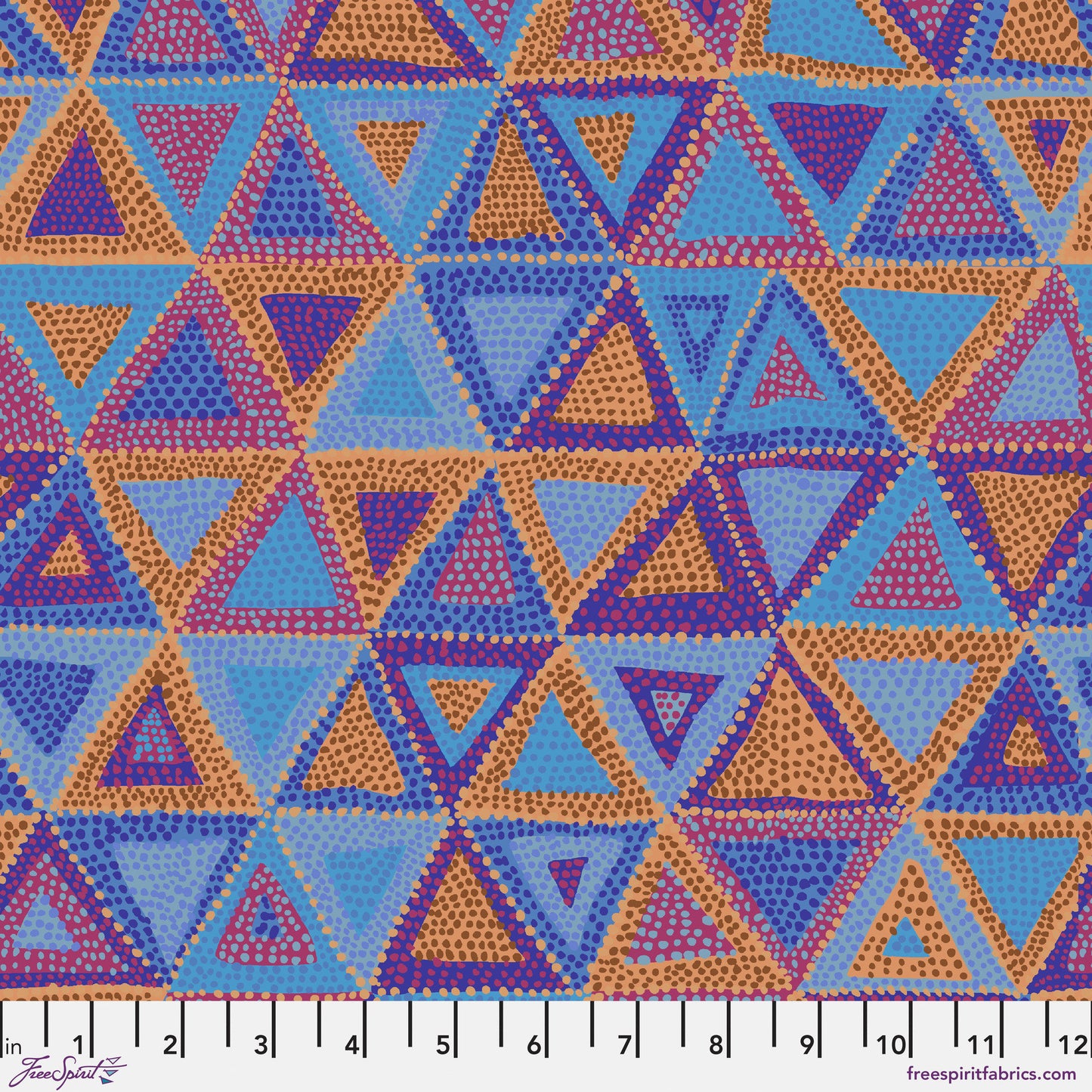 Beaded Tents Dusk Vintage Brandon Mably Kaffe Fassett Collective FreeSpirit Fabric PWBM020 DUSK Fabric Fetish