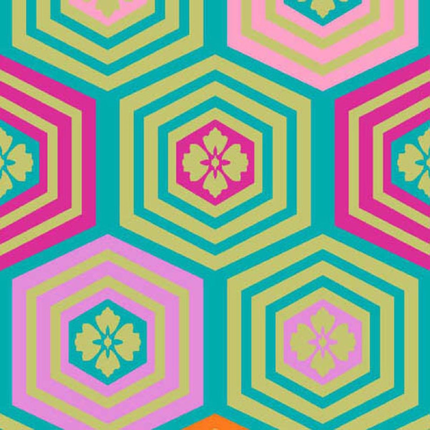 Kristen Green Lovely Day Jennifer Paganelli 100% Quilters Cotton Fabric Fetish