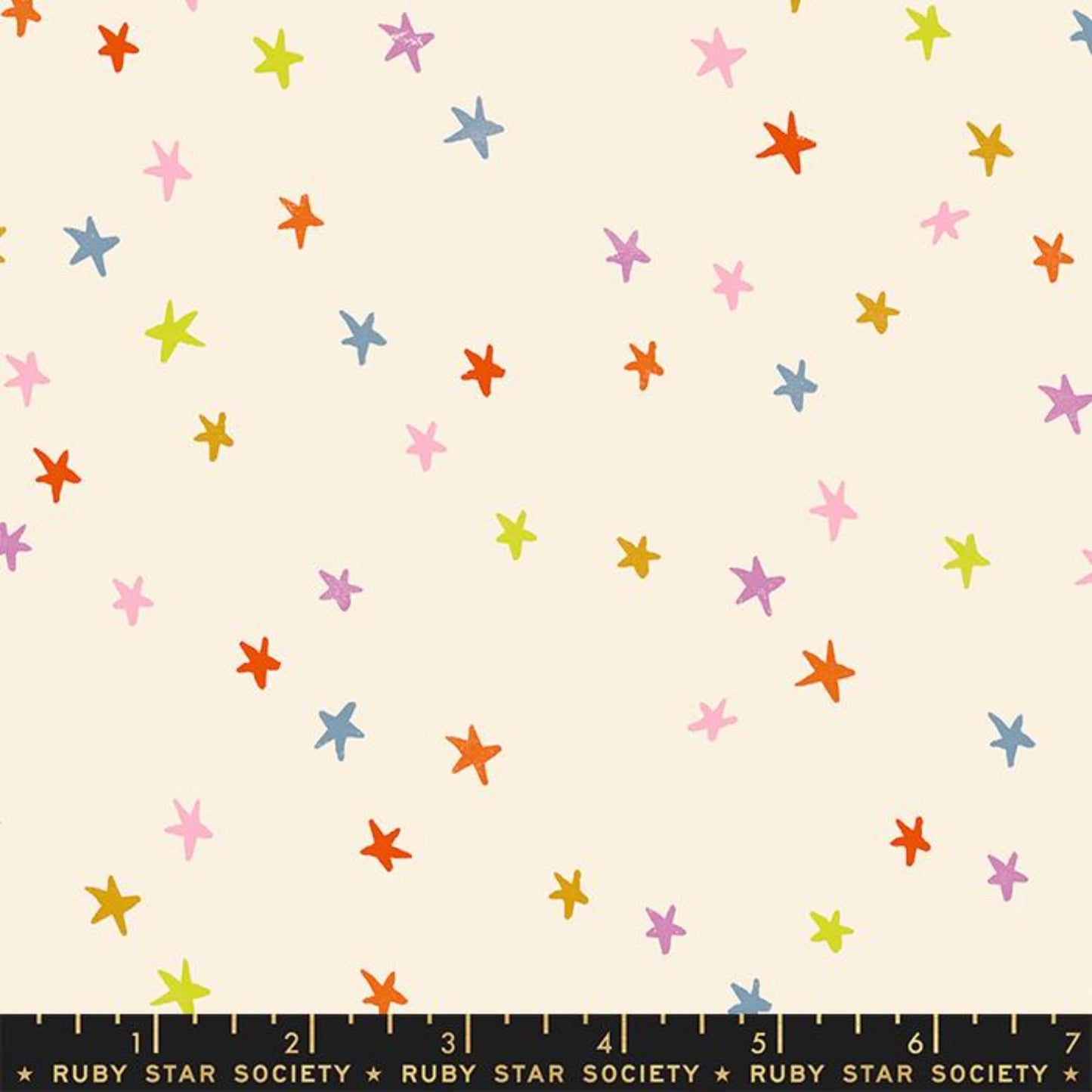 Starry Multi Starry Alexia Abegg Ruby Star Society Fabric Moda 100% Quilters Cotton RS4109 34 Fabric Fetish