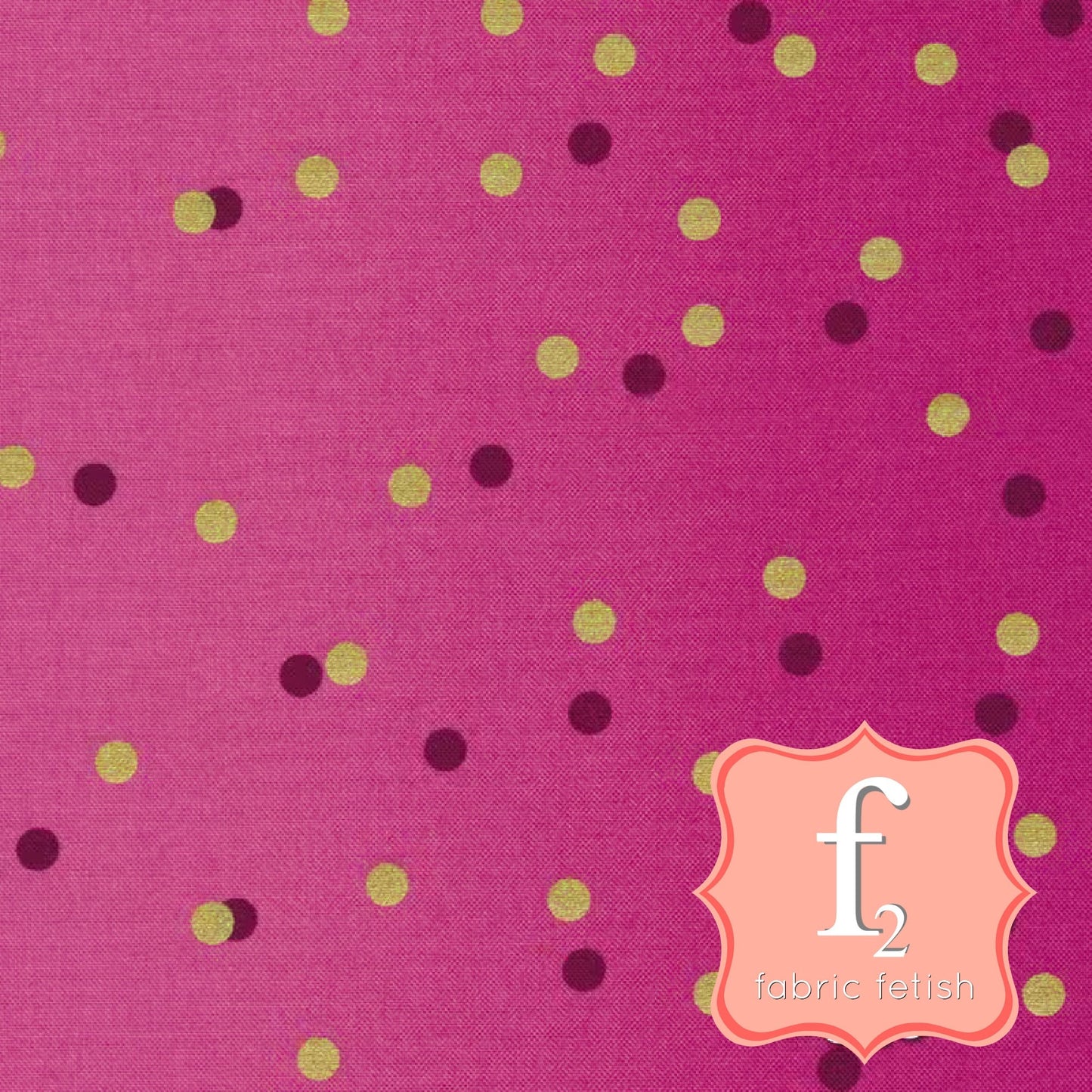 Ombre Confetti Magenta Gold METALLIC V and Co. Vanessa Christenson Moda 10807 201M Fabric Fetish
