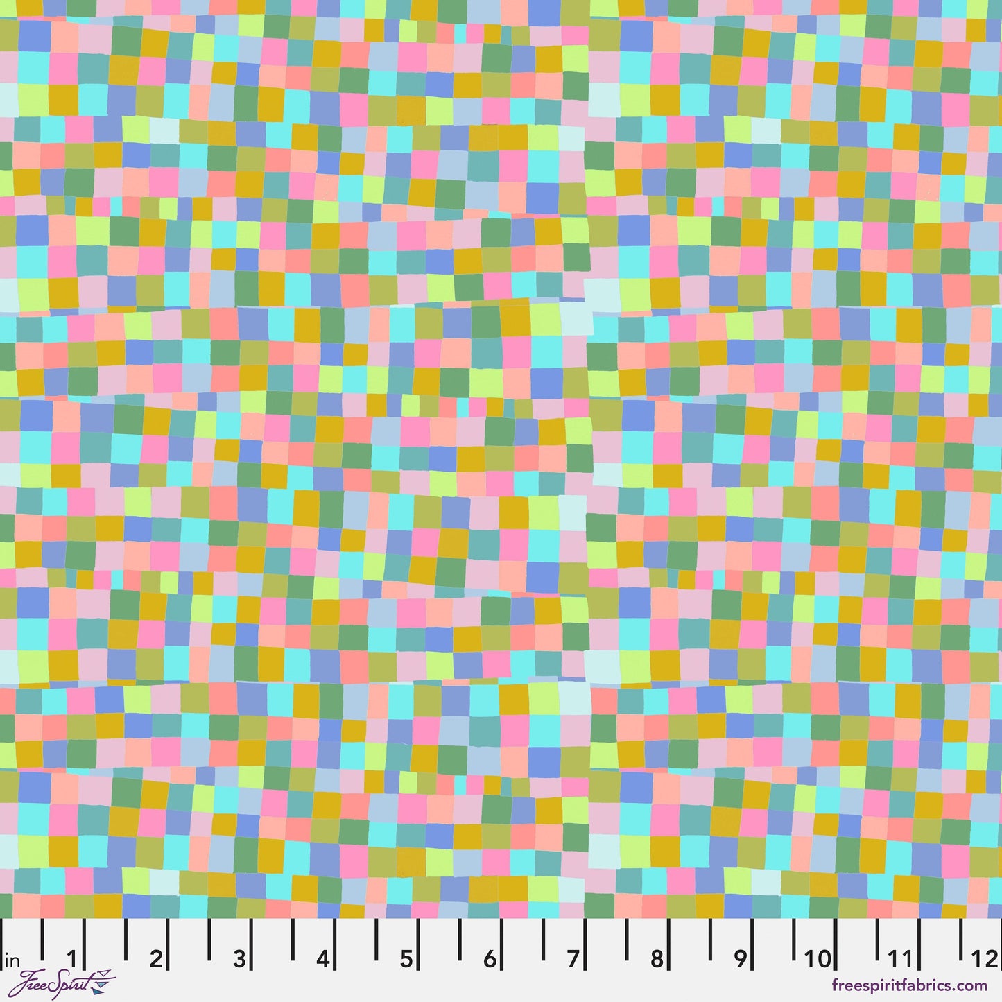 Dappled Guava Harmony Carolyn Gavin for Conservatory Craft Freespirit Fabric Quilters Cotton Fabric Fetish