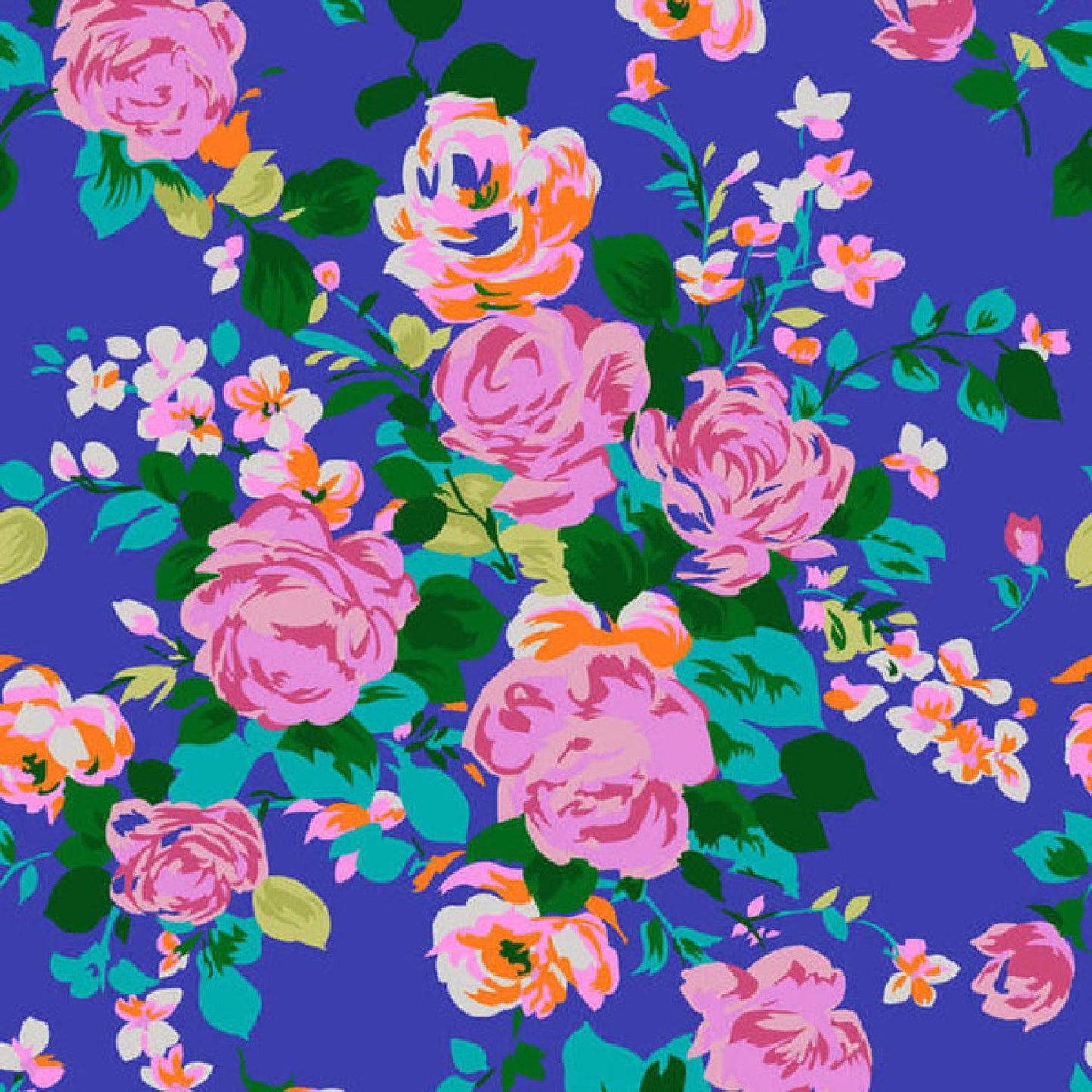 Cath Purple Lovely Day Jennifer Paganelli 100% Quilters Cotton Fabric Fetish