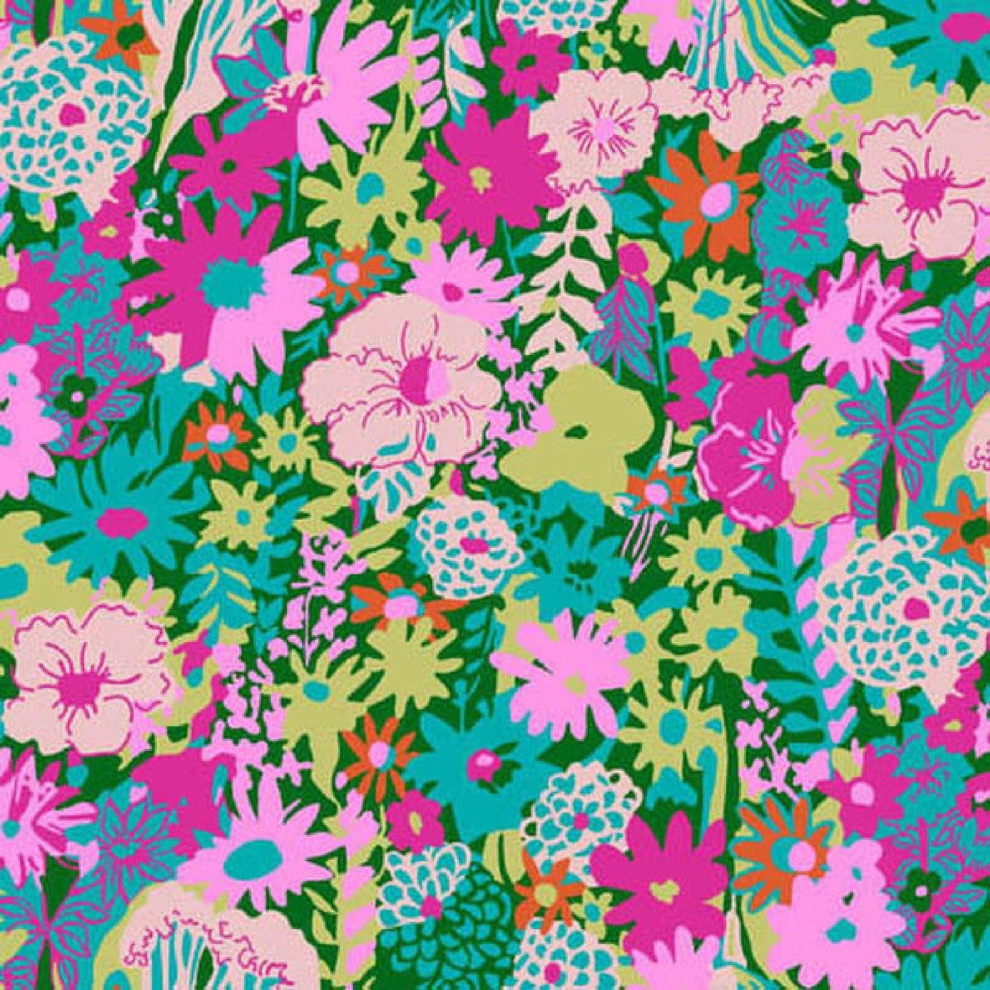 Amanda Green Lovely Day Jennifer Paganelli 100% Quilters Cotton Fabric Fetish