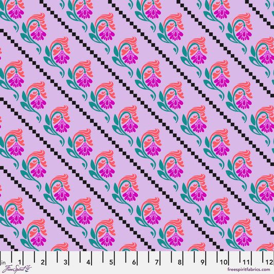 Tilt Lavender Fluent Anna Maria Horner 100% Quilters Cotton Fabric Fetish