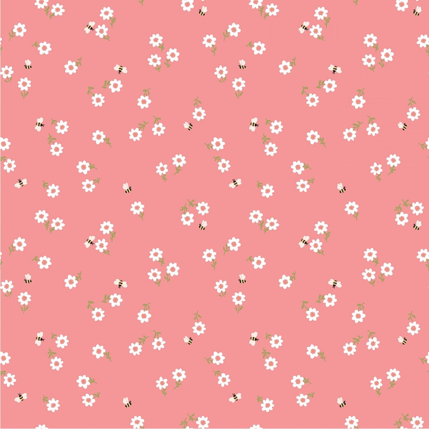 You're Invited Pink Promise Me Michal Marco Poppie Cotton Fabric 100% Quilters Cotton Fabric Fetish