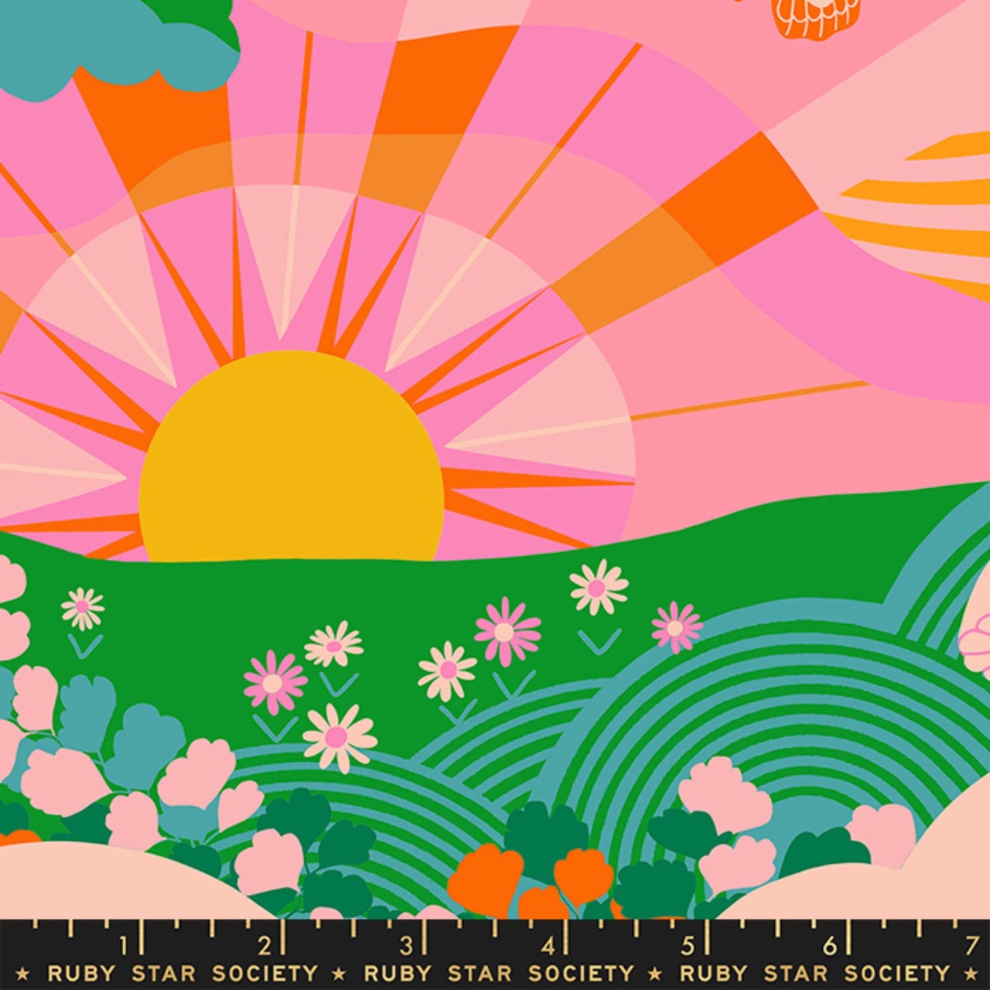 Hello Sunshine June Rise and Shine Melody Miller Ruby Star Society Moda Fabrics Quilters Cotton Fabric Fabric Fetish