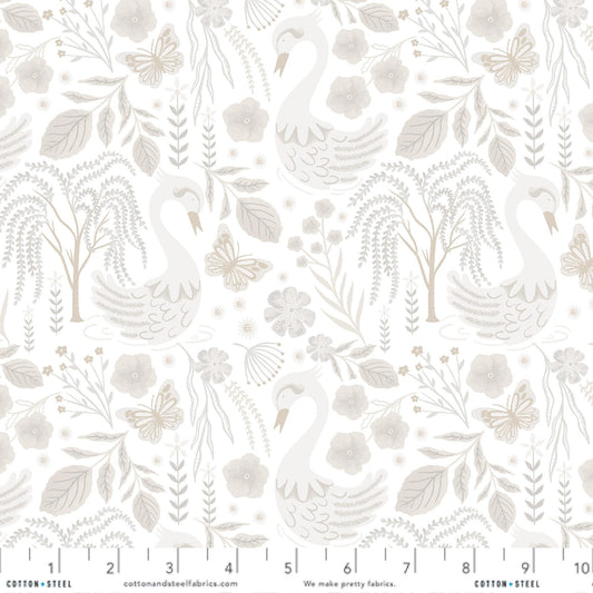 Elegance Silver Forever RJR Studio Fabrics Quilters Cotton Fabric Fetish