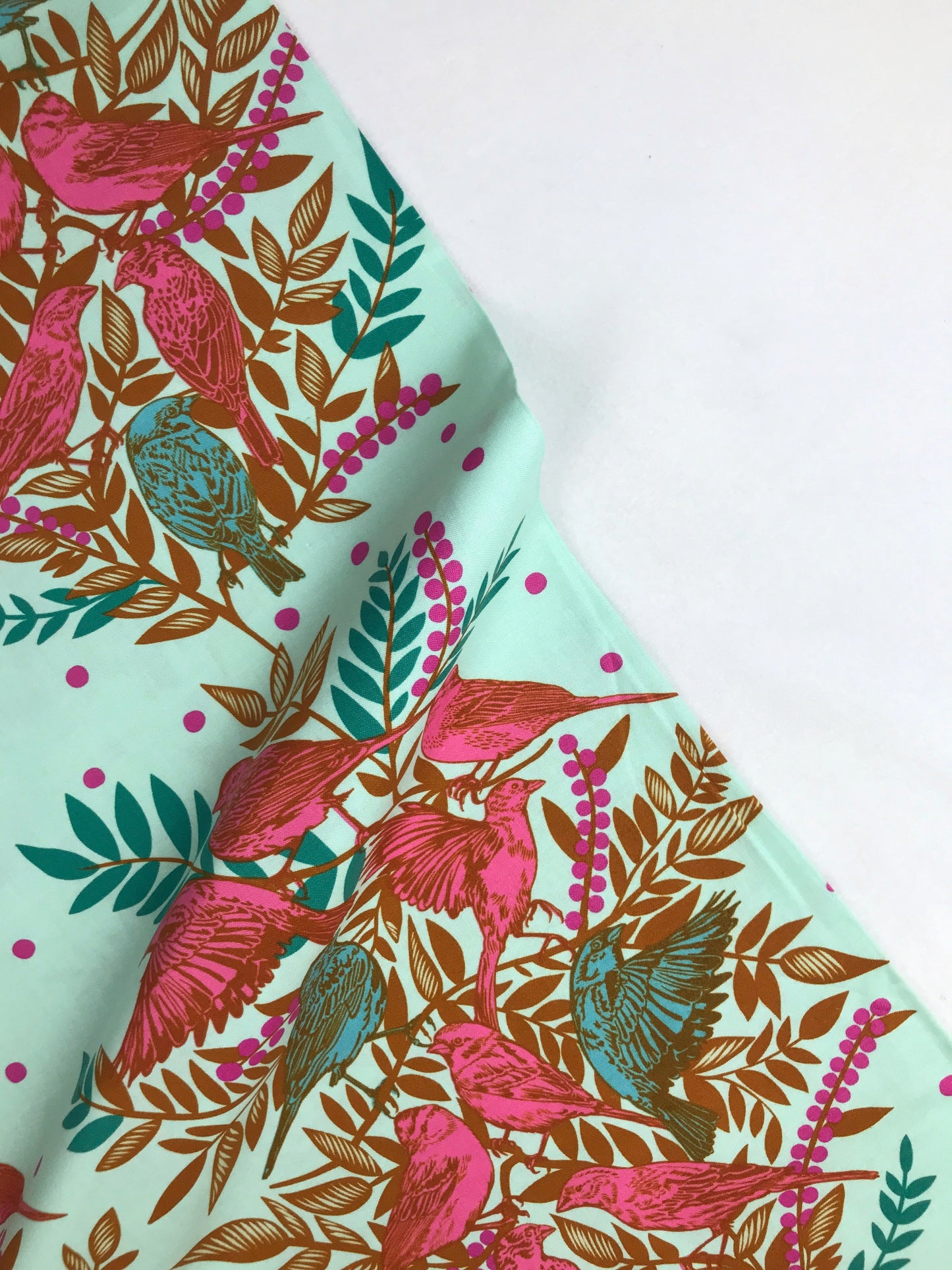 freespirit fabric anna maria horner bright eyes visitation seafoam Fabric Fetish