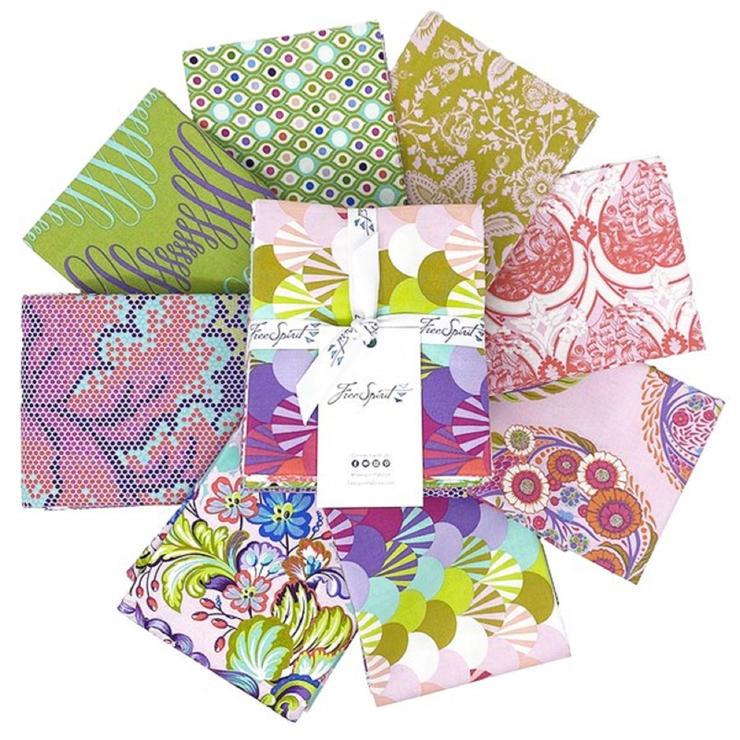 freespirit fabrics tula pink parisville deja vu yard bundle 8pcs Fabric Fetish